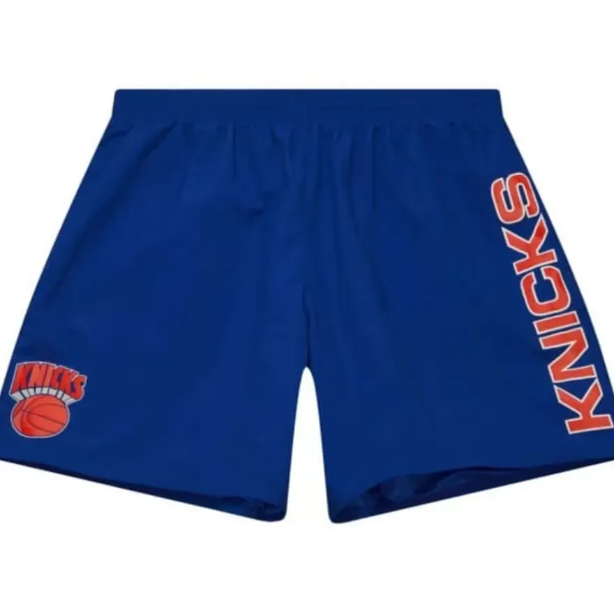 Mitchell & Ness Shorts-Team Heritage Woven Short New York Knicks