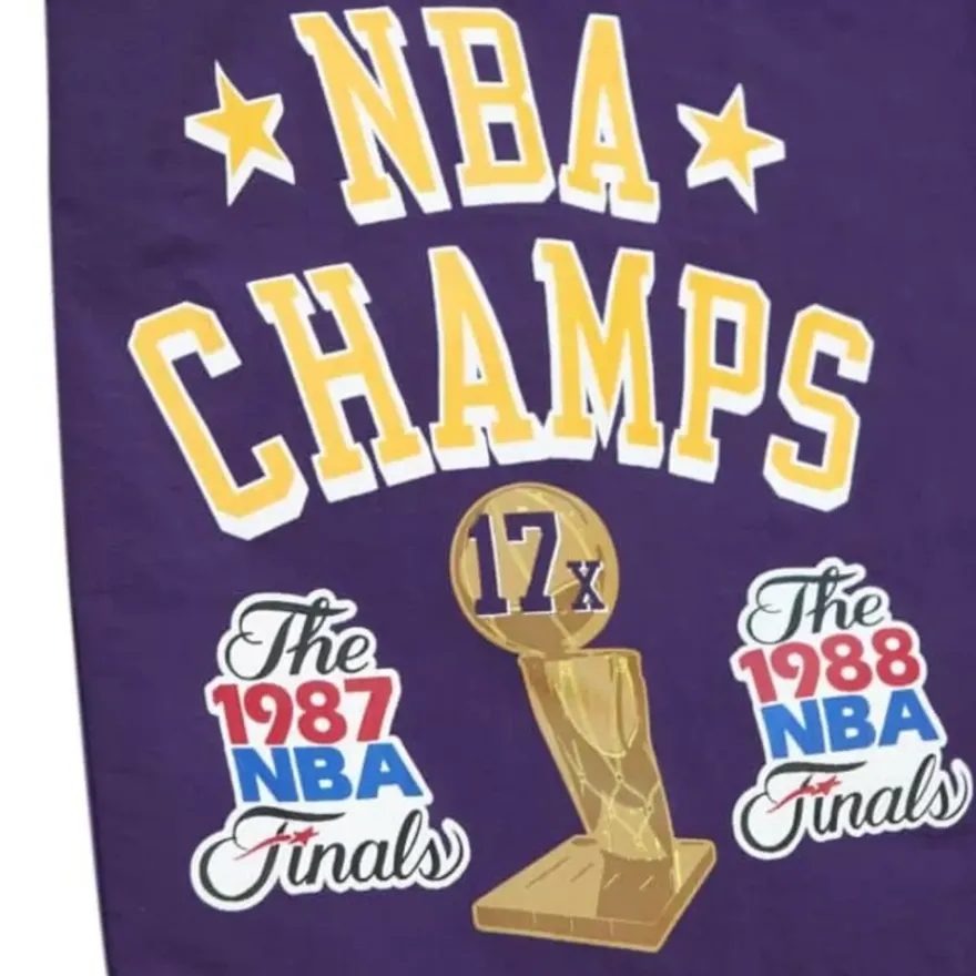 Mitchell & Ness Shorts-Team Heritage Woven Short Los Angeles Lakers