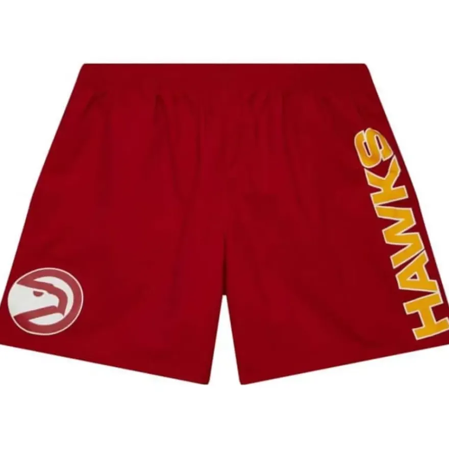 Mitchell & Ness Shorts-Team Heritage Woven Short Atlanta Hawks