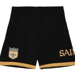 Mitchell & Ness Shorts-Team Id Mesh Shorts New Orleans Saints