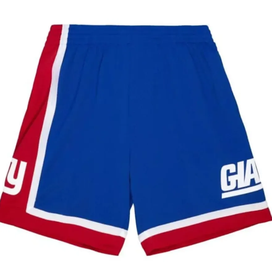 Mitchell & Ness Shorts-Team Id Mesh Shorts New York Giants