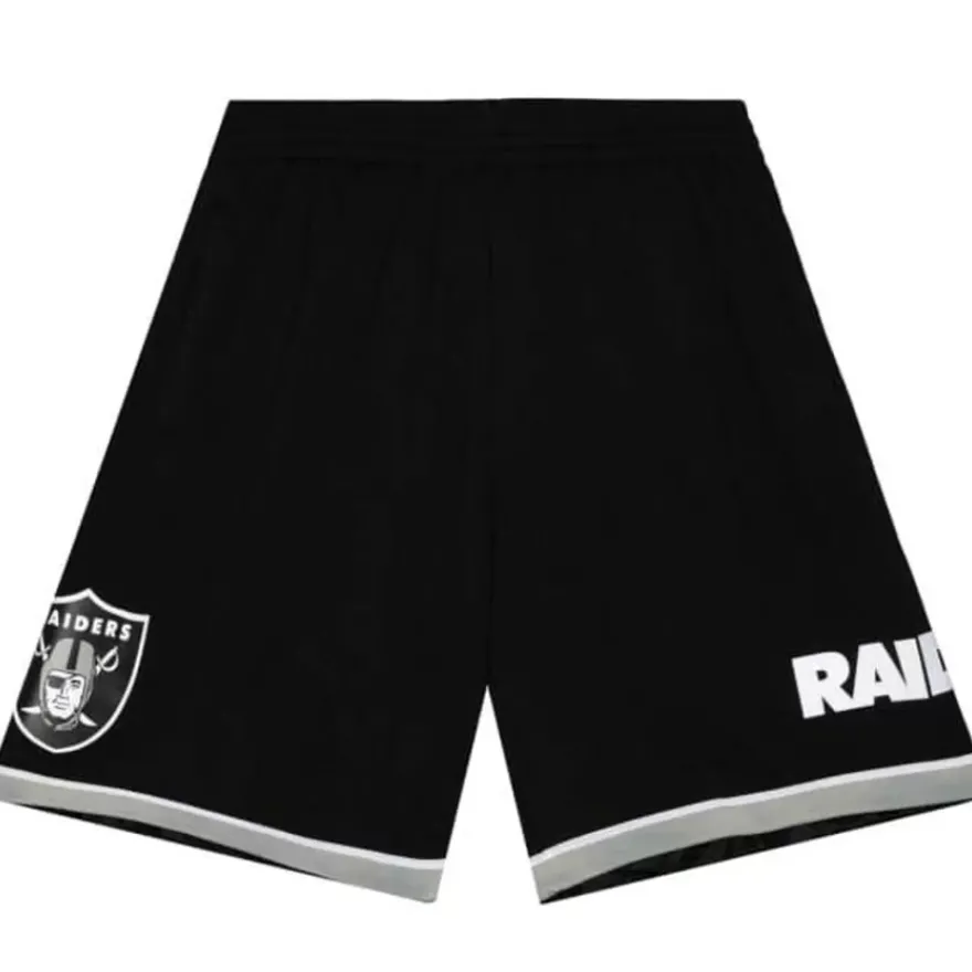 Mitchell & Ness Shorts-Team Id Mesh Shorts Oakland Raiders