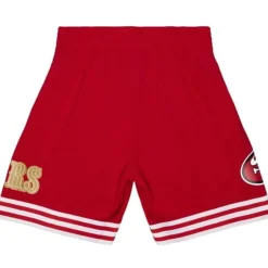 Mitchell & Ness Shorts-Team Id Mesh Shorts San Francisco 49Ers