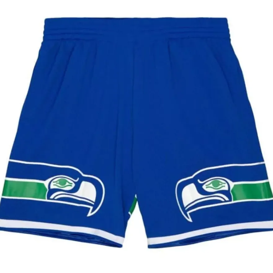 Mitchell & Ness Shorts-Team Id Mesh Shorts Seattle Seahawks
