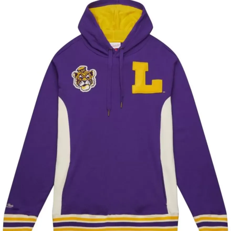 Mitchell & Ness Hoodies & Sweatshirts-Team Legacy French Terry Hoodie Louisiana State University