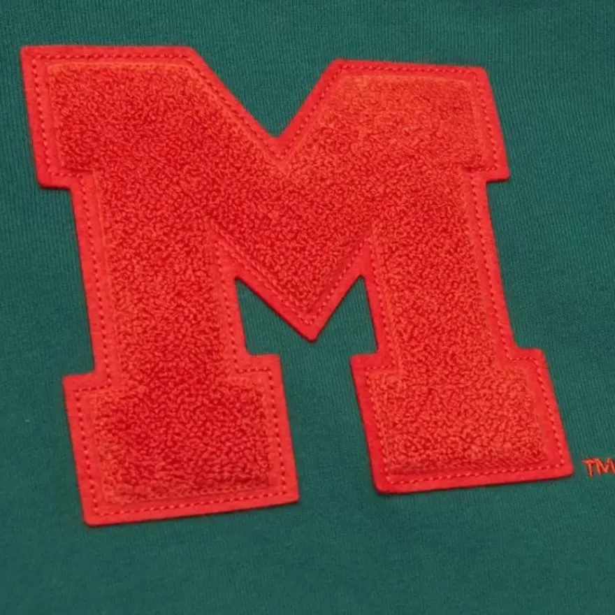 Mitchell & Ness Hoodies & Sweatshirts-Team Legacy French Terry Hoodie University Of Miami