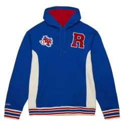 Mitchell & Ness Hoodies & Sweatshirts-Team Legacy French Terry Hoodie Texas Rangers