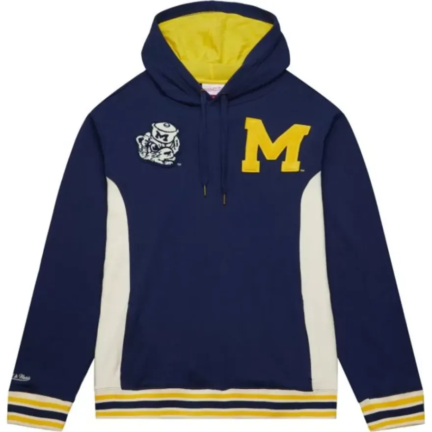 Mitchell & Ness Hoodies & Sweatshirts-Team Legacy French Terry Hoodie University Of Michigan