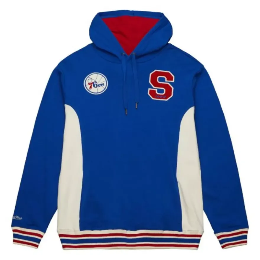 Mitchell & Ness Hoodies & Sweatshirts-Team Legacy French Terry Hoodie Philadelphia 76Ers