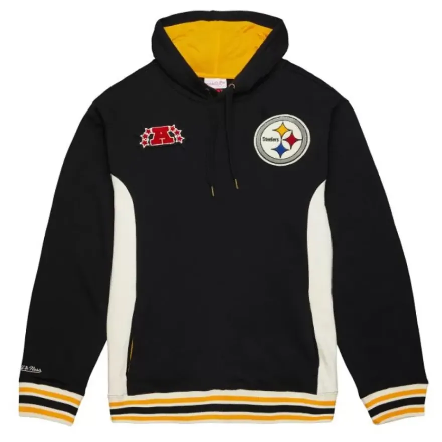 Mitchell & Ness Hoodies & Sweatshirts-Team Legacy French Terry Hoodie Pittsburgh Steelers