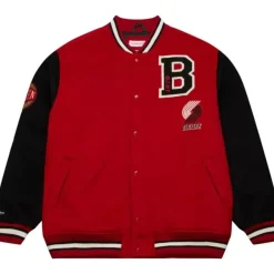 Mitchell & Ness Jackets & Outerwear-Team Legacy Varsity Jacket Portland Trail Blazers