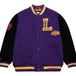 Mitchell & Ness Jackets & Outerwear-Team Legacy Varsity Jacket Los Angeles Lakers