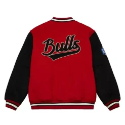 Mitchell & Ness Jackets & Outerwear-Team Legacy Varsity Jacket Chicago Bulls