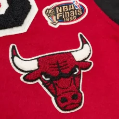 Mitchell & Ness Jackets & Outerwear-Team Legacy Varsity Jacket Chicago Bulls