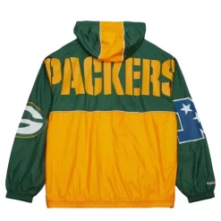 Mitchell & Ness Jackets & Outerwear-Team Og 2.0 Anorak Windbreaker Green Bay Packers