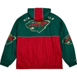Mitchell & Ness Jackets & Outerwear-Team Og 2.0 Anorak Windbreaker Minnesota Wild