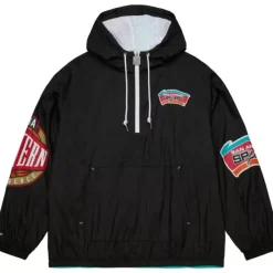 Mitchell & Ness Jackets & Outerwear-Team Og 2.0 Anorak Windbreaker San Antonio Spurs