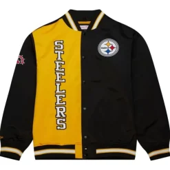 Mitchell & Ness Jackets & Outerwear-Team Og 2.0 Lightweight Satin Jacket Pittsburgh Steelers
