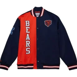 Mitchell & Ness Jackets & Outerwear-Team Og 2.0 Lightweight Satin Jacket Chicago Bears