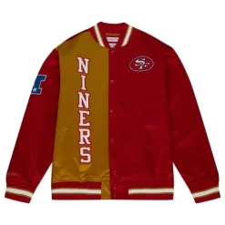 Mitchell & Ness Jackets & Outerwear-Team Og 2.0 Lightweight Satin Jacket San Francisco 49Ers
