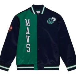 Mitchell & Ness Jackets & Outerwear-Team Og 2.0 Lightweight Satin Jacket Dallas Mavericks