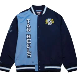 Mitchell & Ness Jackets & Outerwear-Team Og 2.0 Lightweight Satin Jacket University Of North Carolina
