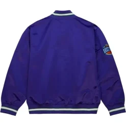 Mitchell & Ness Jackets & Outerwear-Team Og 2.0 Lightweight Satin Jacket Milwaukee Bucks