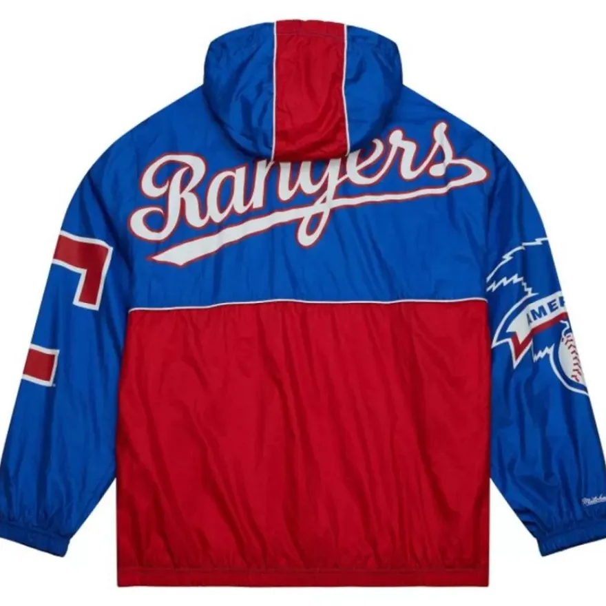 Mitchell & Ness Jackets & Outerwear-Team Og Anorak Windbreaker Texas Rangers