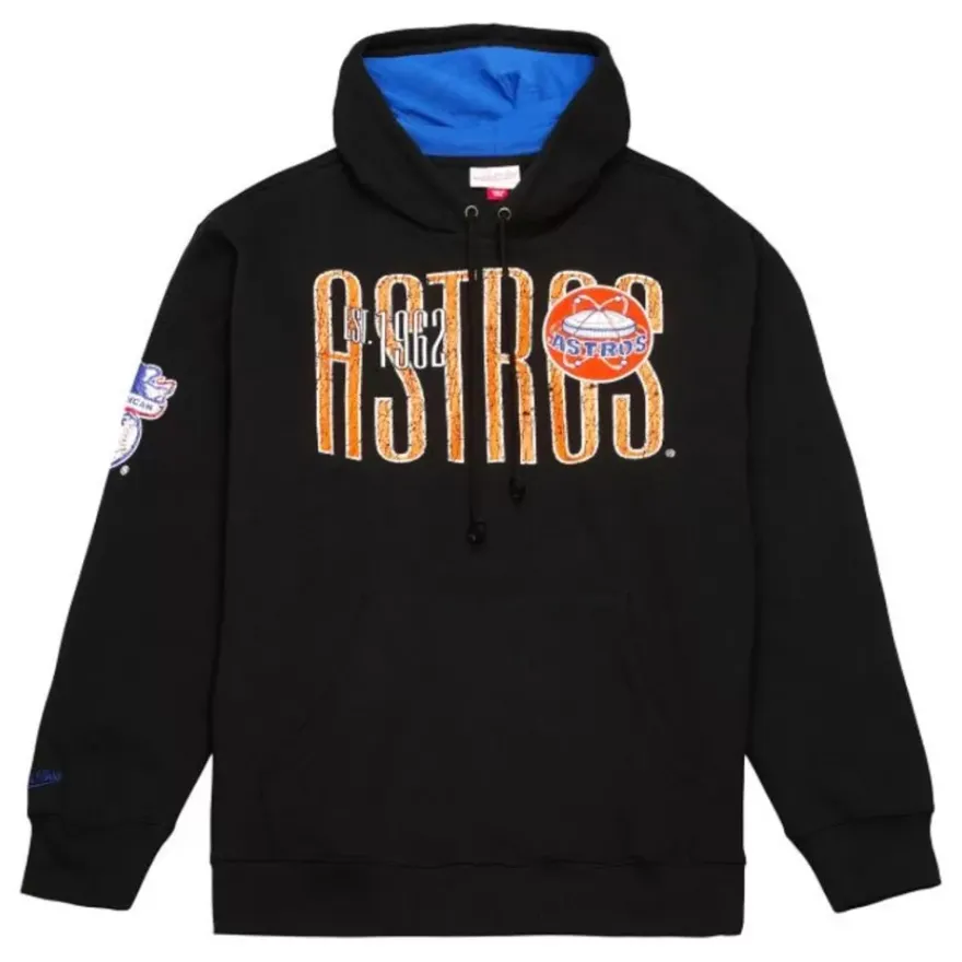 Mitchell & Ness Hoodies & Sweatshirts-Team Og Fleece 2.0 Houston Astros