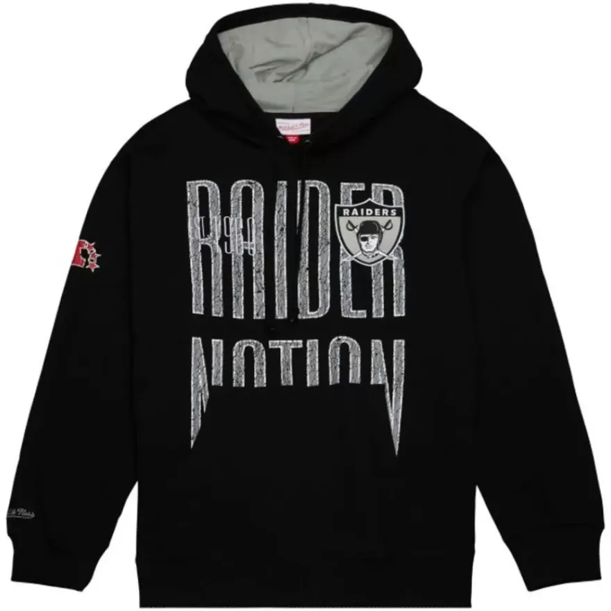 Mitchell & Ness Hoodies & Sweatshirts-Team Og Fleece 2.0 Oakland Raiders