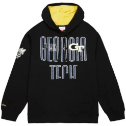 Mitchell & Ness Hoodies & Sweatshirts-Team Og Fleece Hoodie Georgia Tech