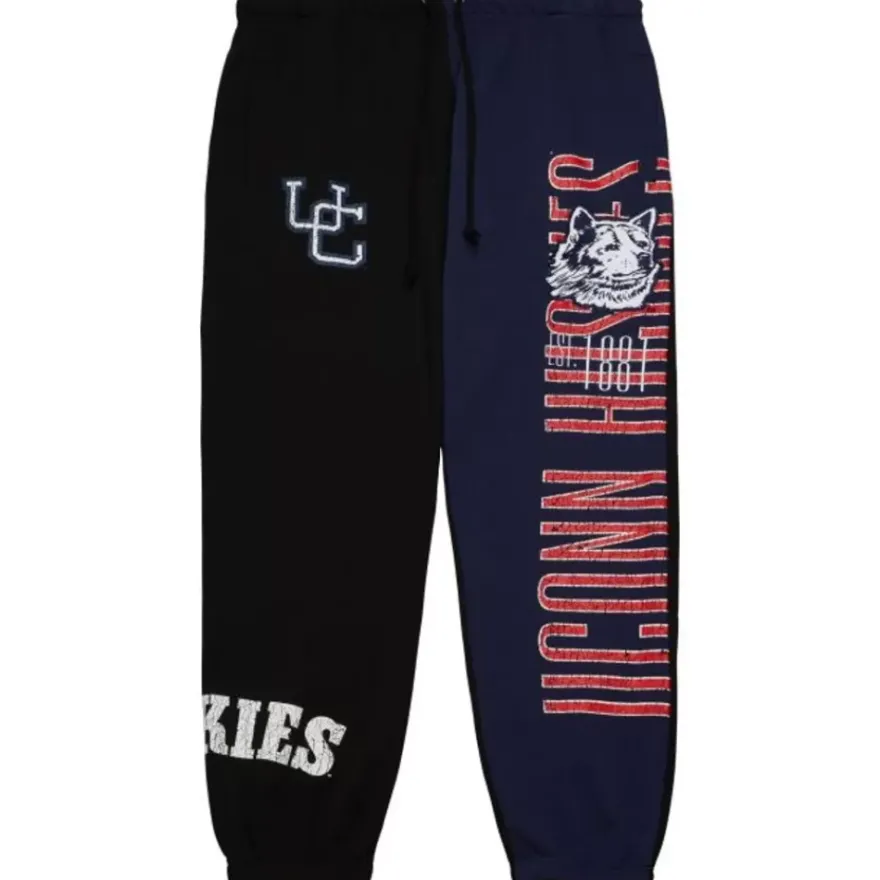 Mitchell & Ness Pants-Team Og Fleece Pants University Of Connecticut