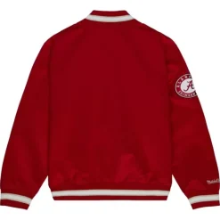 Mitchell & Ness Jackets & Outerwear-Team Og Lightweight Satin Jacket University Of Alabama