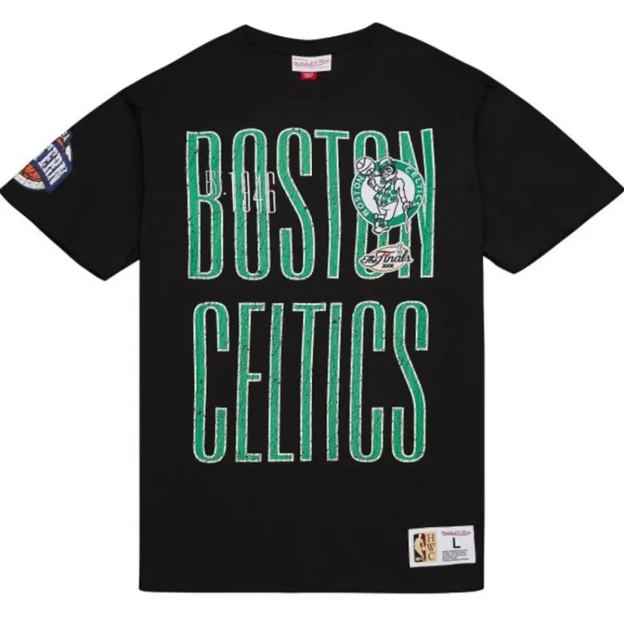 Mitchell & Ness T-Shirts & Tops-Team Og Premium Ss Tee Boston Celtics