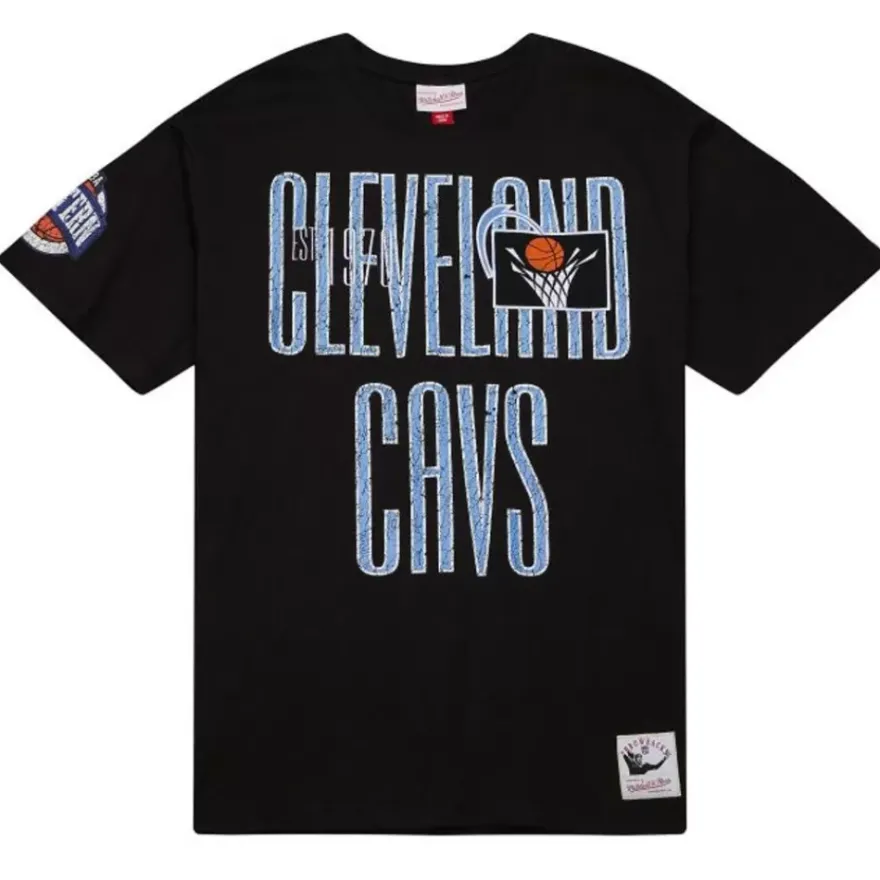 Mitchell & Ness T-Shirts & Tops-Team Og Premium Ss Tee Cleveland Cavaliers