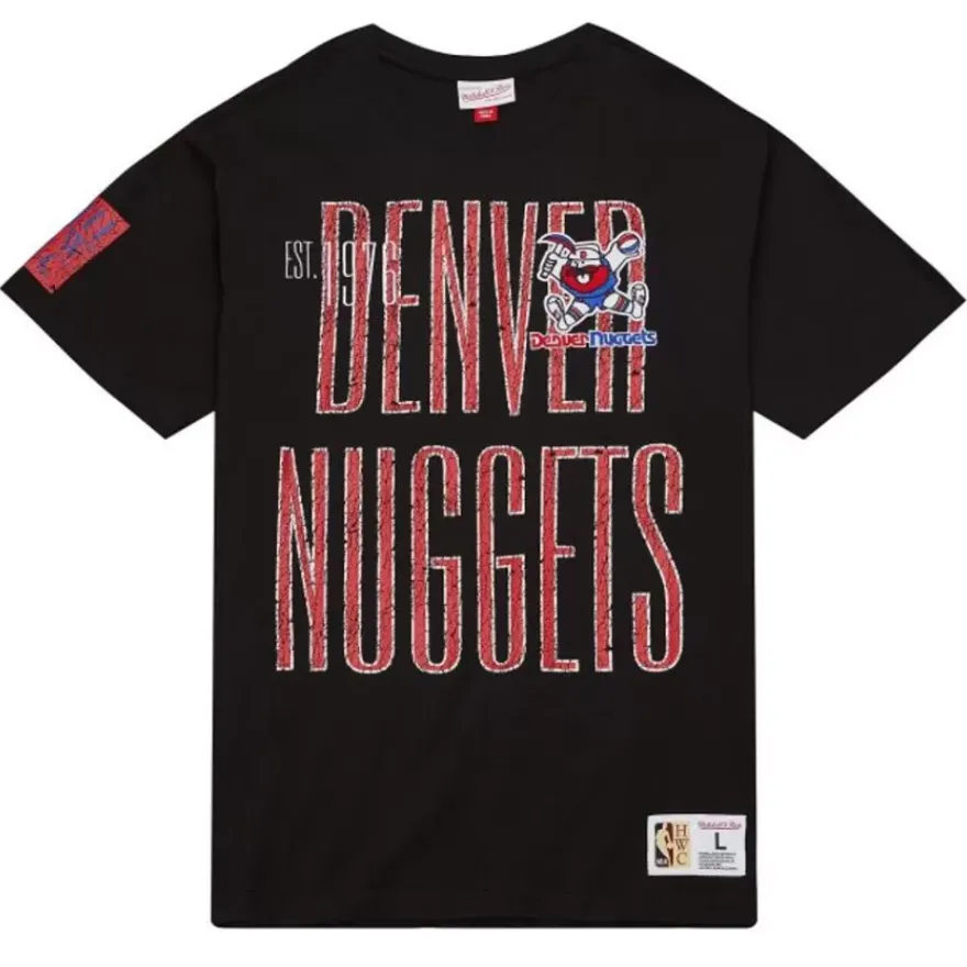 Mitchell & Ness T-Shirts & Tops-Team Og Premium Ss Tee Denver Nuggets
