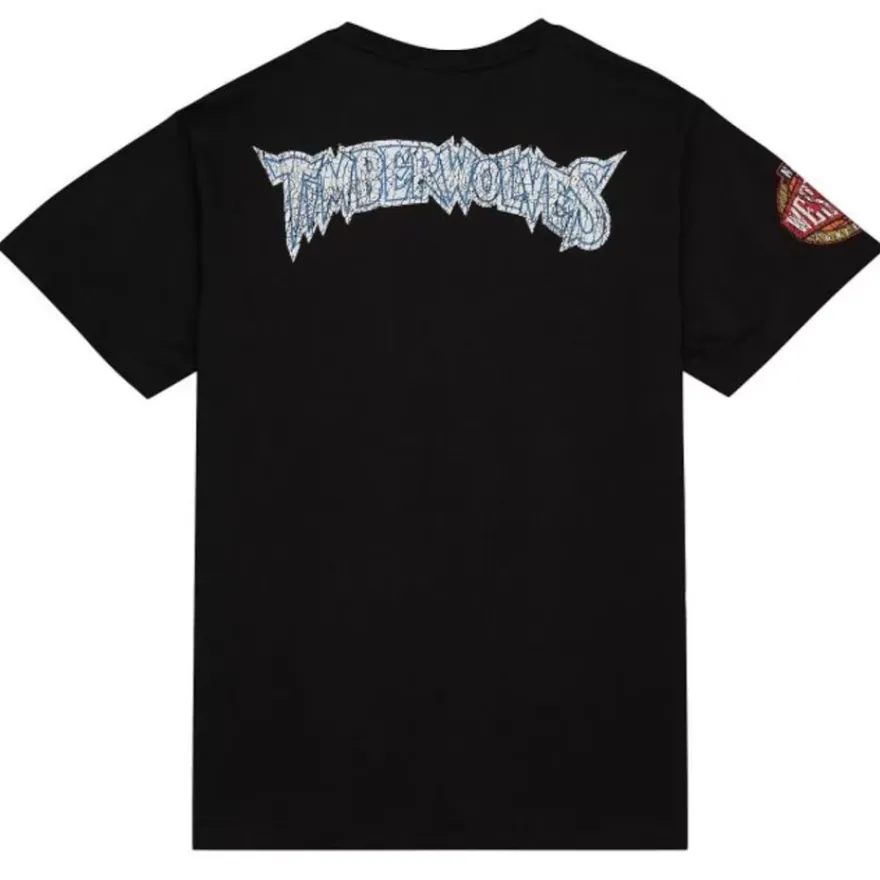 Mitchell & Ness T-Shirts & Tops-Team Og Premium Ss Tee Minnesota Timberwolves