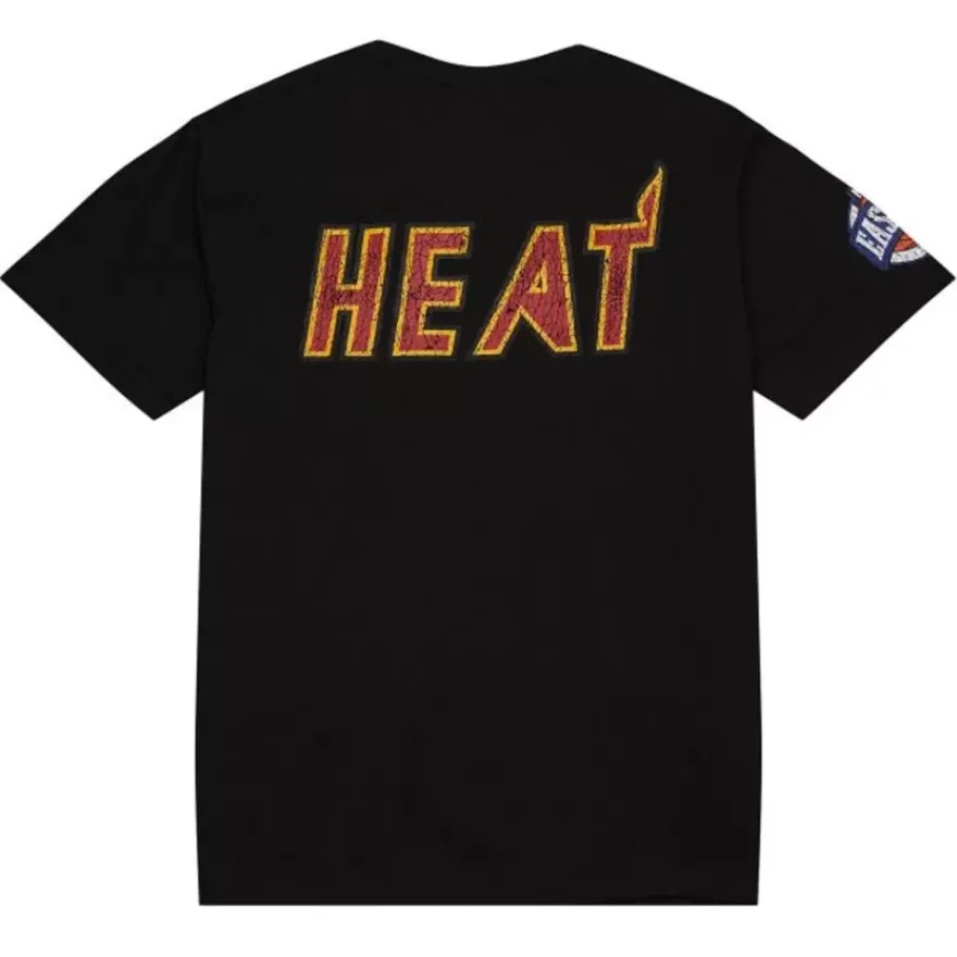 Mitchell & Ness T-Shirts & Tops-Team Og Premium Ss Tee Miami Heat