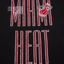 Mitchell & Ness T-Shirts & Tops-Team Og Premium Ss Tee Miami Heat