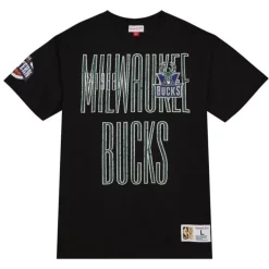 Mitchell & Ness T-Shirts & Tops-Team Og Premium Ss Tee Milwaukee Bucks