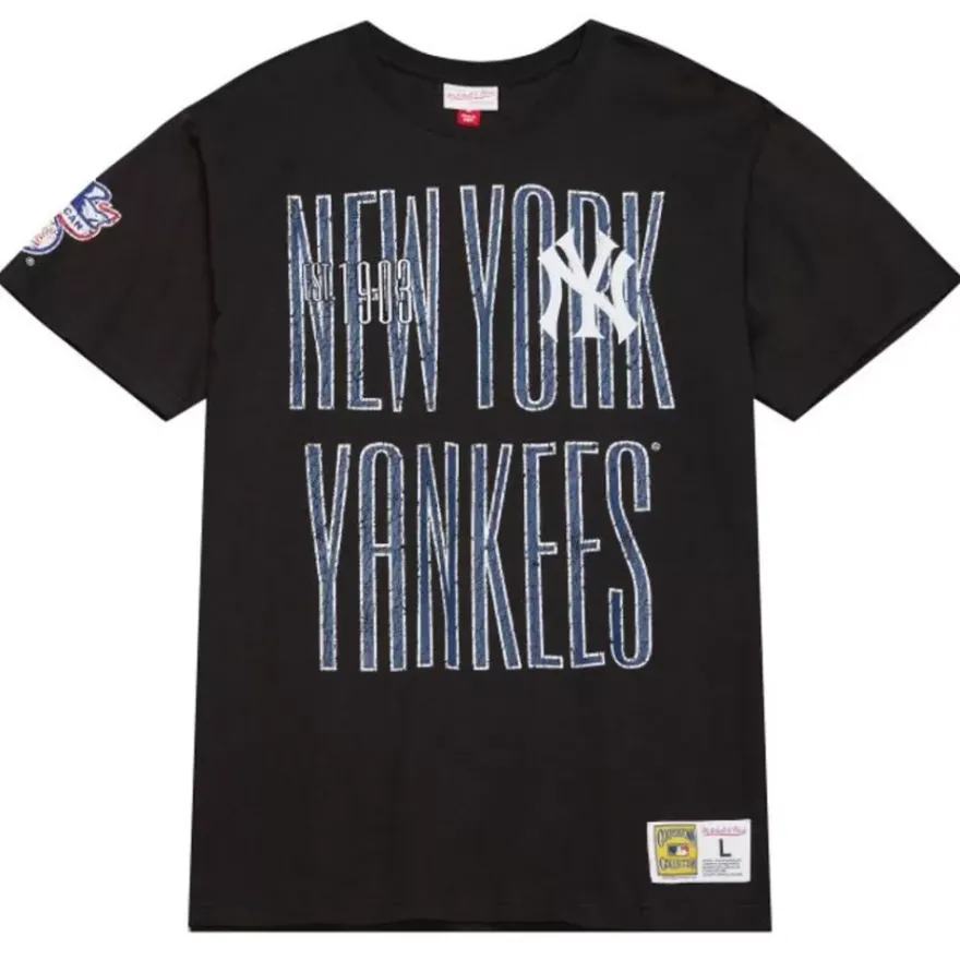 Mitchell & Ness T-Shirts & Tops-Team Og Premium Ss Tee New York Yankees
