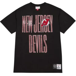 Mitchell & Ness T-Shirts & Tops-Team Og Premium Ss Tee New Jersey Devils