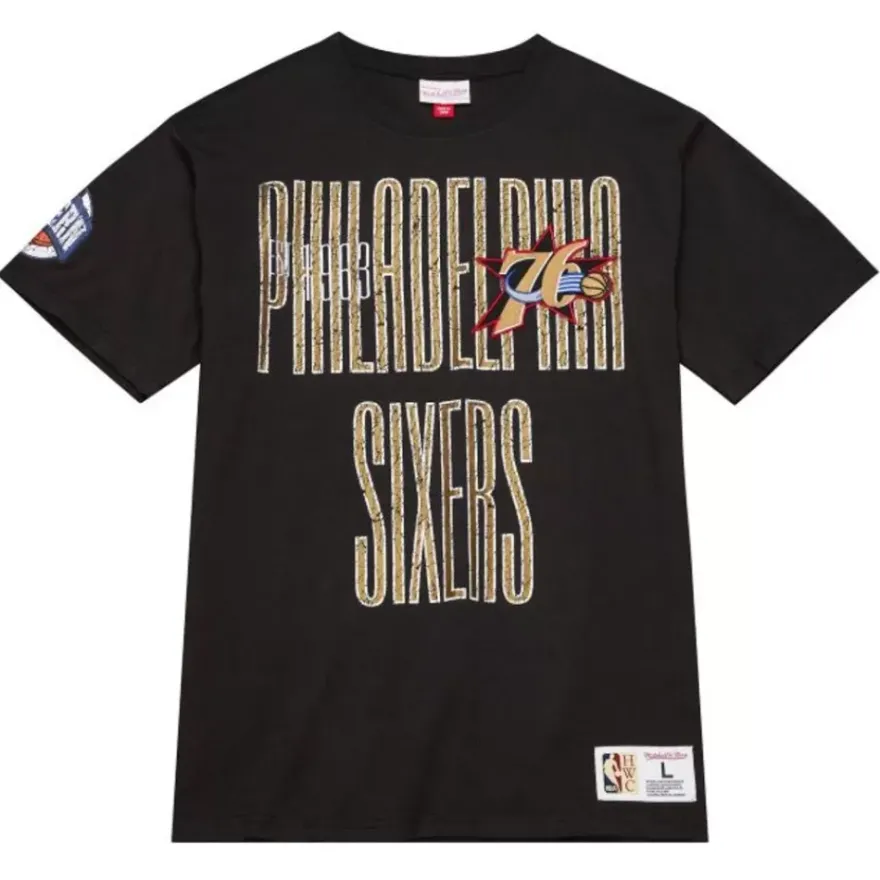 Mitchell & Ness T-Shirts & Tops-Team Og Premium Ss Tee Philadelphia 76Ers