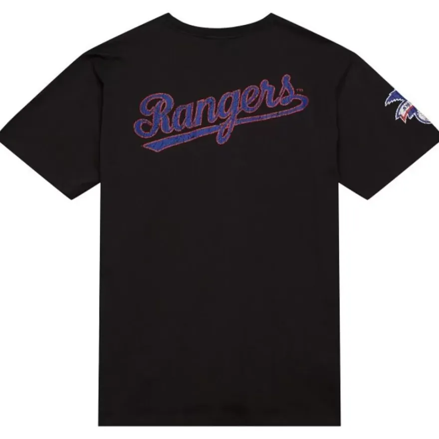 Mitchell & Ness T-Shirts & Tops-Team Og Premium Ss Tee Texas Rangers