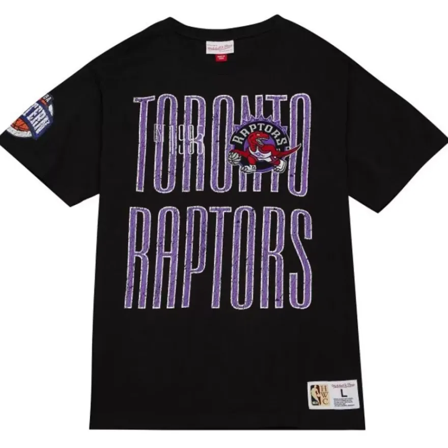 Mitchell & Ness T-Shirts & Tops-Team Og Premium Ss Tee Toronto Raptors