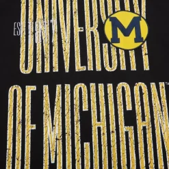 Mitchell & Ness T-Shirts & Tops-Team Og Premium Ss Tee University Of Michigan