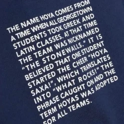 Mitchell & Ness Hoodies & Sweatshirts-Team Origins Fleece Hoody Georgetown University