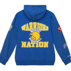 Mitchell & Ness Hoodies & Sweatshirts-Team Origins Fleece Hoody Golden State Warriors