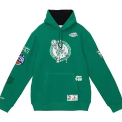 Mitchell & Ness Hoodies & Sweatshirts-Team Origins Fleece Hoody Boston Celtics