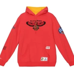 Mitchell & Ness Hoodies & Sweatshirts-Team Origins Fleece Hoody Atlanta Hawks